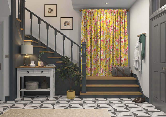 Capri, Yellow - Made to Measure Curtains - Image 7